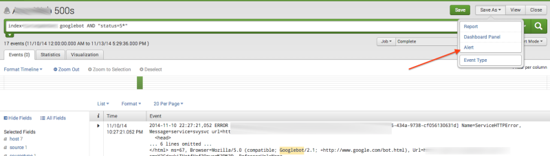 7、實(shí)時(shí)監控500頁(yè)面